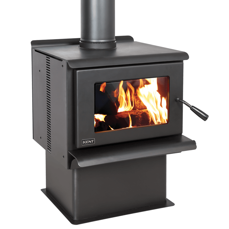 Kent Cardrona Freestanding Wood Fire 14KW Front Left