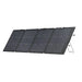 ECOFLOW NEXTGEN 220W BIFACIAL PORTABLE SOLAR PANEL Frnt on Stand