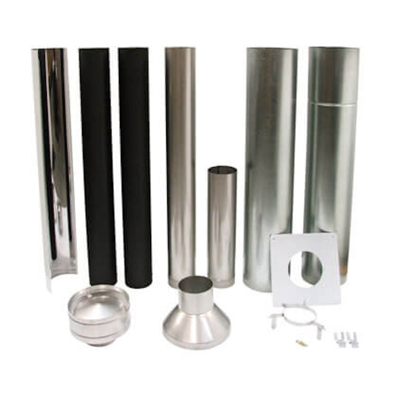 Kent Standard Flue Kit Including Reflector For Freestanding Fires