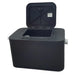 75L Grease Trap with access lid open showing maintenance and cleaning access point