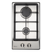 Parmco HO-1-2S-2G
300mm Domino Hob, Gas, Stainless Steel top view