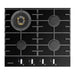 Parmco HO76GGW4
600mm Black, Glass, 3 Burner + Wok, Gas Cooktop I Series 7 top view