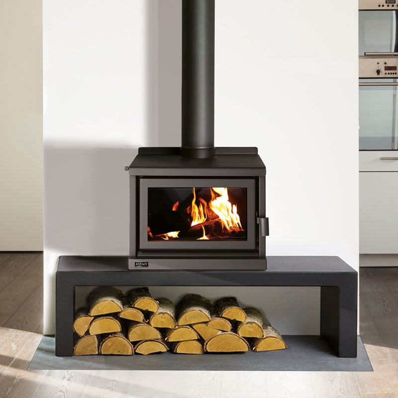 Kent Forbes Bench Top Wood Fire 18KW In-situ