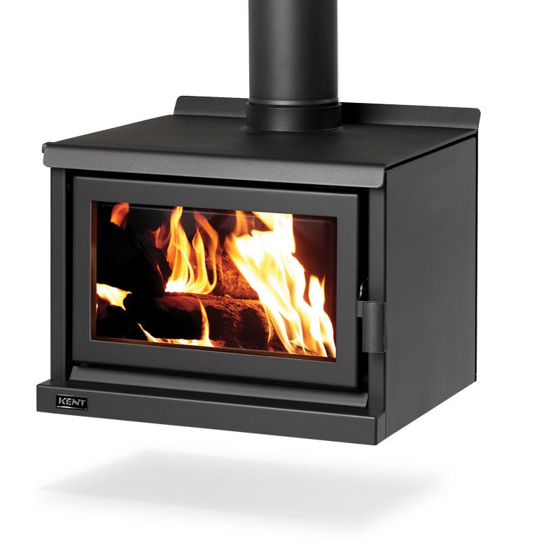 Kent Forbes Bench Top Wood Fire 18KW Front Right