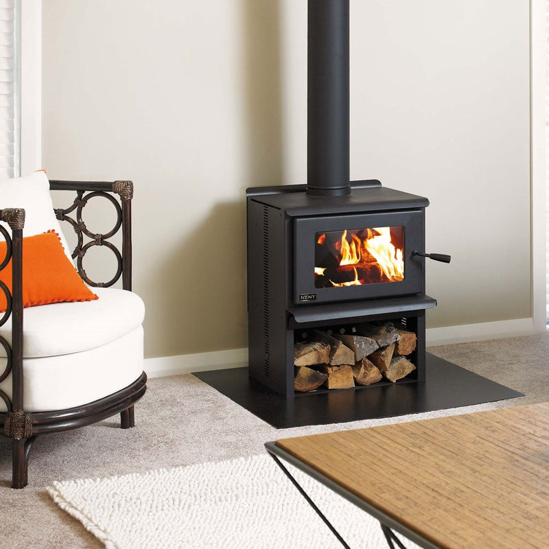 Kent Oxford Freestanding Wood Fire 14KW  Insitu