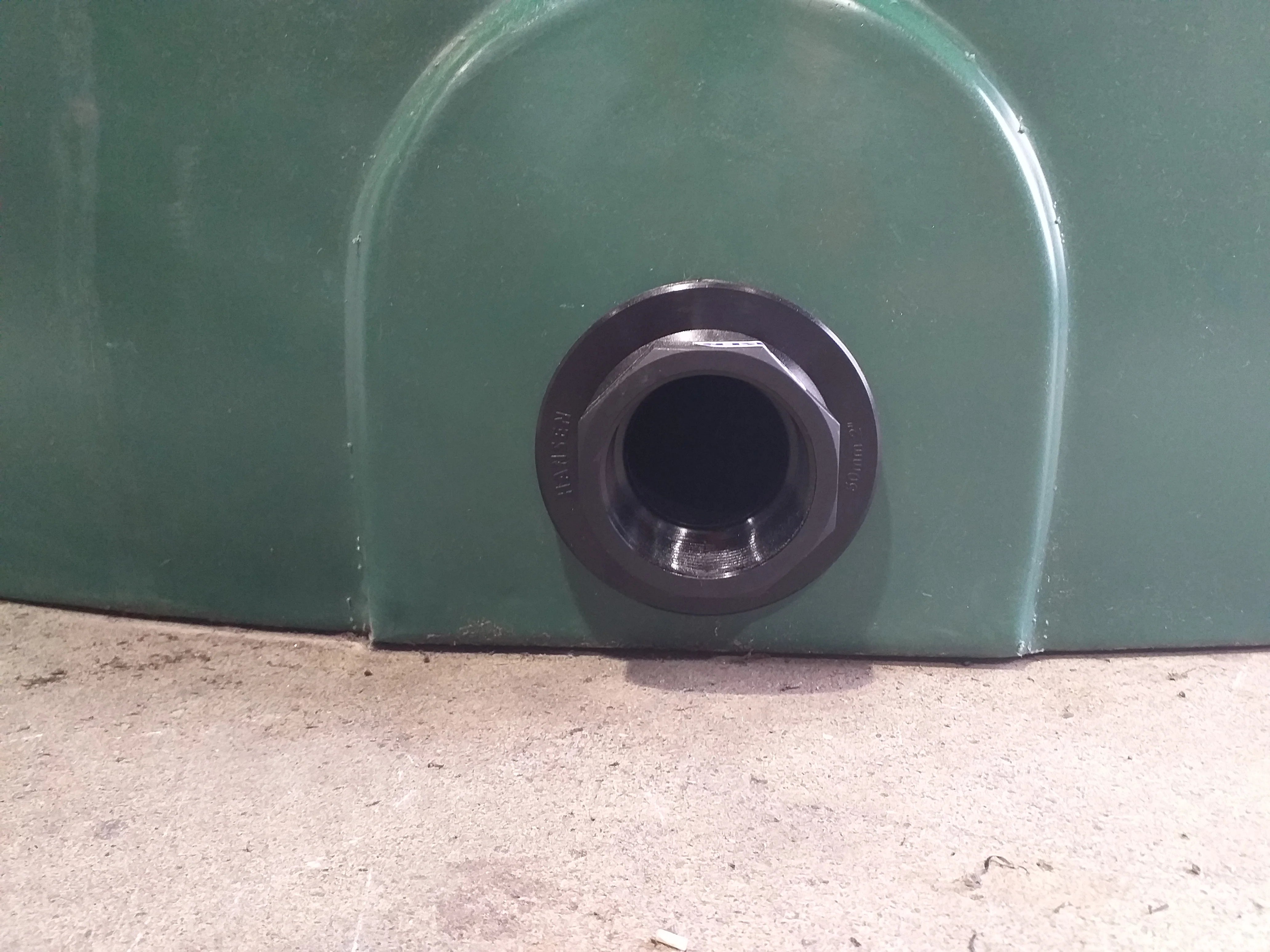 5000 Litre Plastic Water Storage Outlet