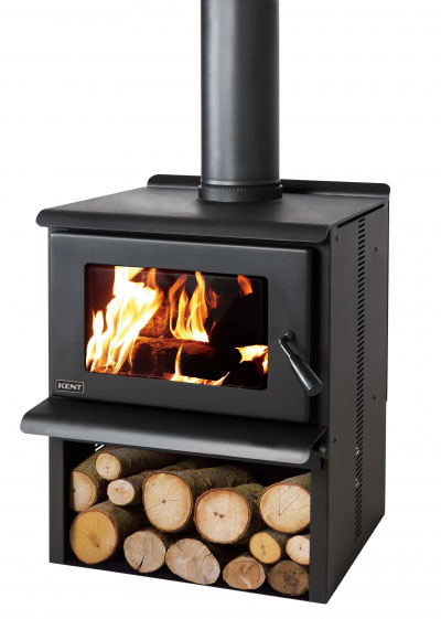 Kent Oxford Freestanding Wood Fire 14KW Front Right