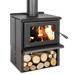 Kent Oxford Freestanding Wood Fire 14KW Front Left