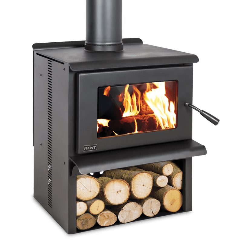 Kent Oxford Freestanding Wood Fire 14KW Front Left