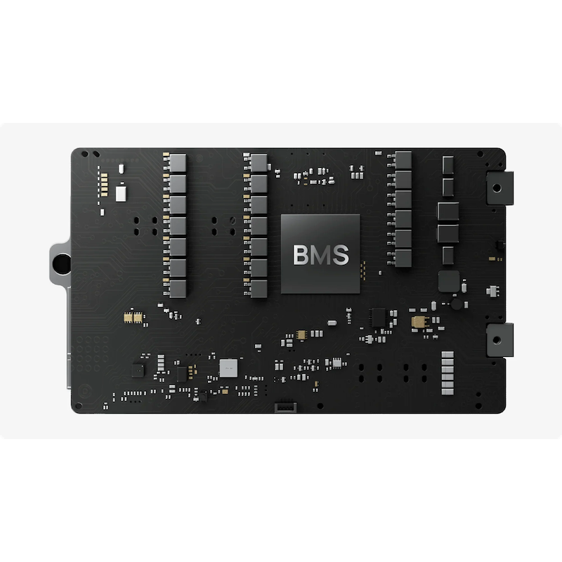 EcoFlow DELTA 2 Max internal BMS circuit board highlighting advanced battery management electronics.