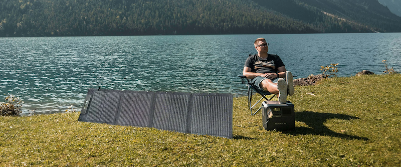 BLUETTI PV120D Solar Panels | 120W Insitu By Lake