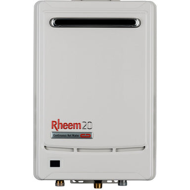 Rheem Gas 20L LPG Continuous Flow Water Heater Front