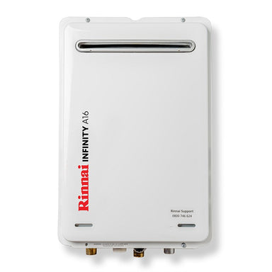 Rinnai Infinity® 16L LPG A Series Continuous Flow Water Heater Front