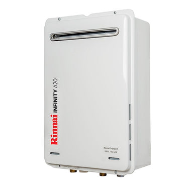 Rinnai Infinity® 20L LPG A Series Continuous Flow Water Heater Front Right