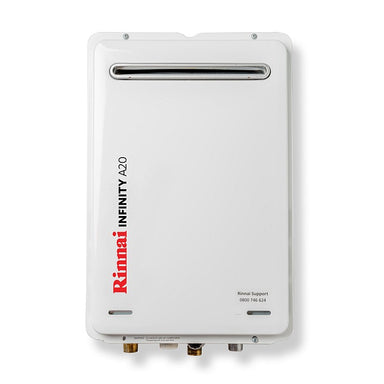 Rinnai Infinity® 20L LPG A Series Continuous Flow Water Heater Front