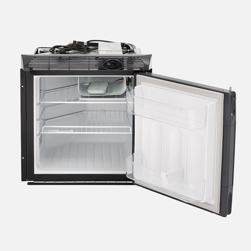 Engel Upright Fridge-Freezer 80 Litre front open empty