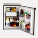 Engel ST90F upright Fridge freezer front open with produce