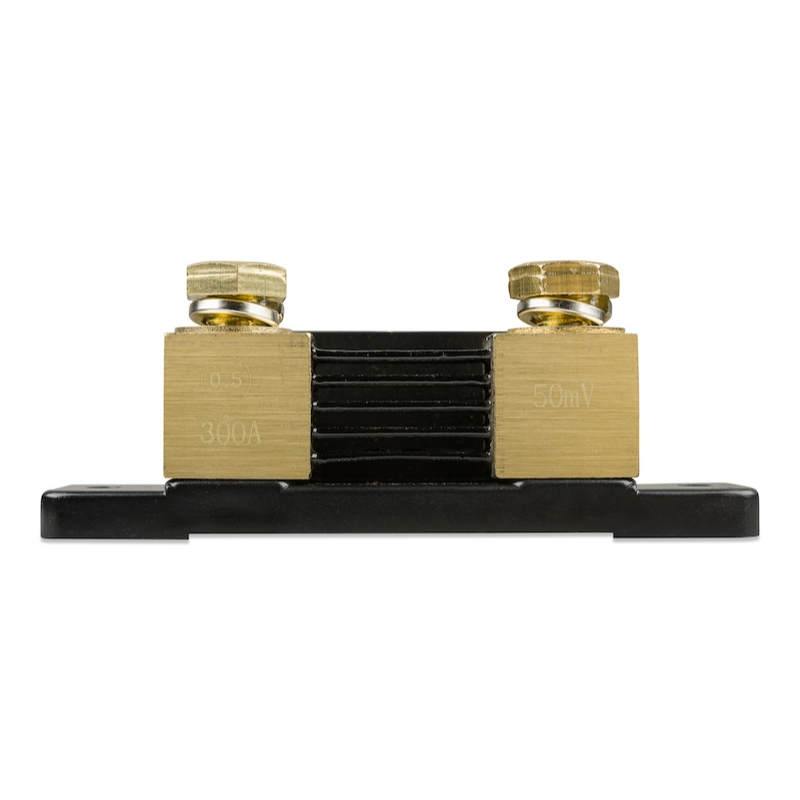 Victron SmartShunt 300A 50mV battery monitor shunt showing precision current measuring element