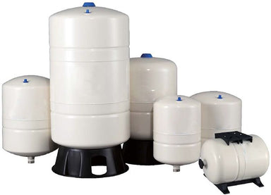 Trevoli PT100 100L pressure tank for large household water systems, rainwater harvesting systems and lifestyle block water supply.