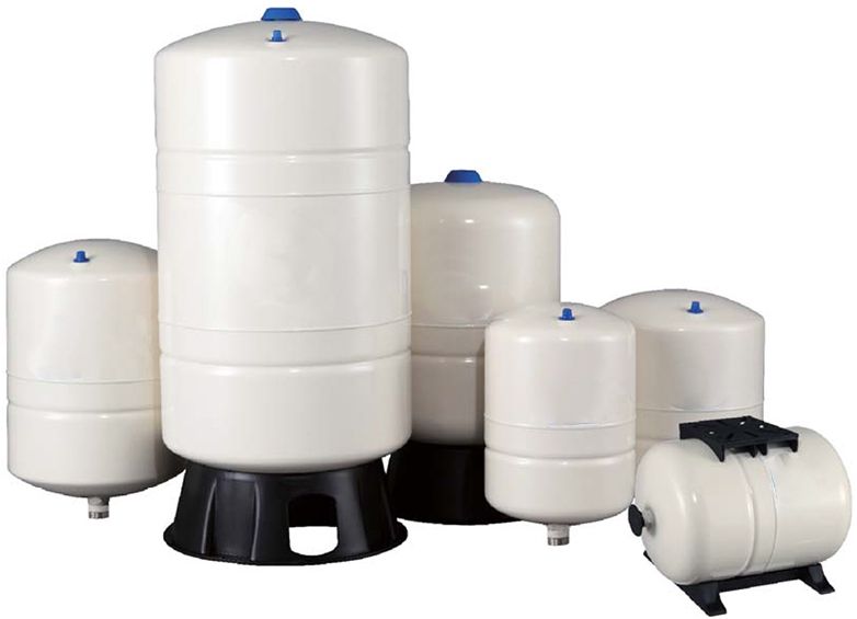 Trevoli PT100 100L pressure tank for large household water systems, rainwater harvesting systems and lifestyle block water supply.