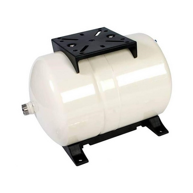 Trevoli PT60 60L horizontal pressure tank for household water pressure systems, rainwater tanks and lifestyle block water supply.