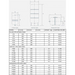 Trevoli pressure tank dimensions chart showing PT3, PT8, PT12, PT18, PT24, PT40, PT60, PT80, PT100, PT130, PT160, PT240 and PT300 pressure tank sizes and measurements.