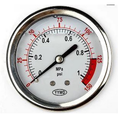 Pressure gauge fitted to Trevoli UV Complete whole house UV water treatment and filtration system