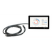 Victron GX Touch 70 flush mount touchscreen display with connection cable for Cerbo GX system monitoring
