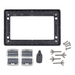 Victron GX Touch 70 wall mount installation kit including mounting frame, ferrite cores, fixings and installation hardware