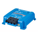 Angled view of the Victron Orion XS 70A DC-DC battery charger showing compact design and connection ports.