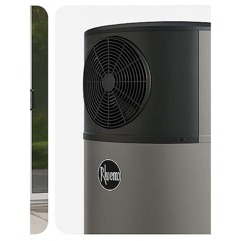 Rheem AmbiPower280e Logo and Vent