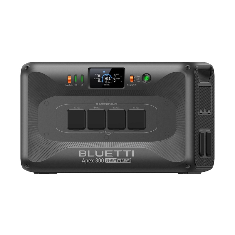 BLUETTI Apex 300 Portable Power Station right front view