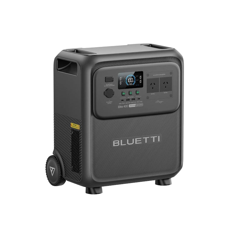 BLUETTI Elite 400 2600W portable power station left angled view