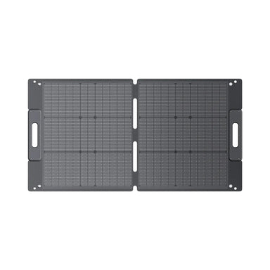 BLUETTI PV100 100W foldable monocrystalline solar panel fully unfolded