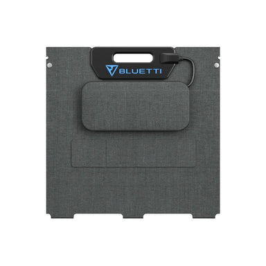 BLUETTI PV100 100W foldable solar panel folded for transport and storage