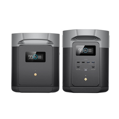 EcoFlow DELTA 2 Max power station with Smart Extra Battery for expandable home backup power