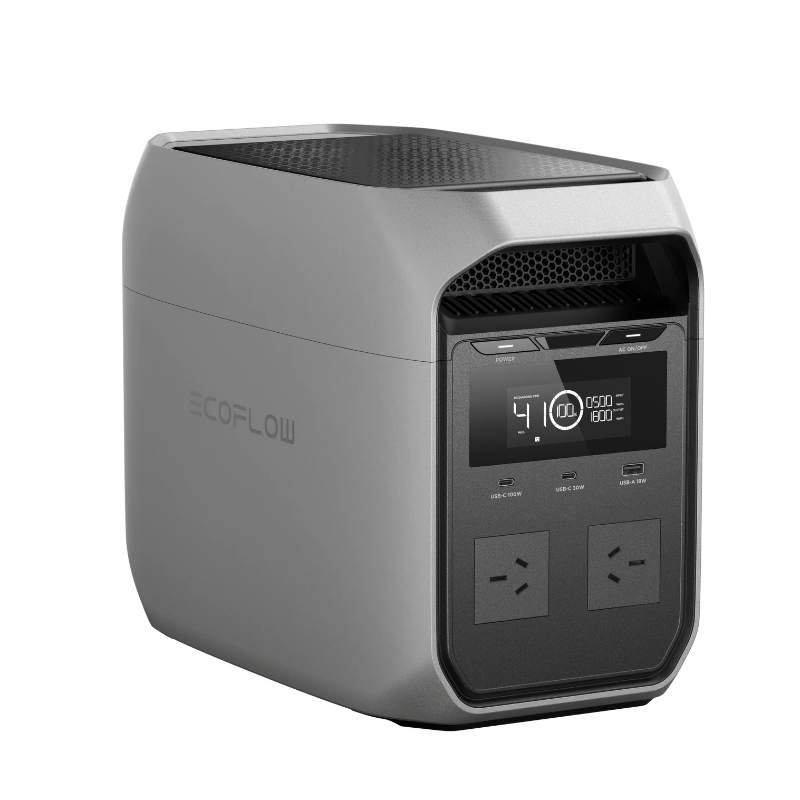 EcoFlow DELTA 3 Classic portable power station left side angle view