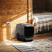 EcoFlow WAVE 3 portable air conditioner inside a cabin or small indoor space