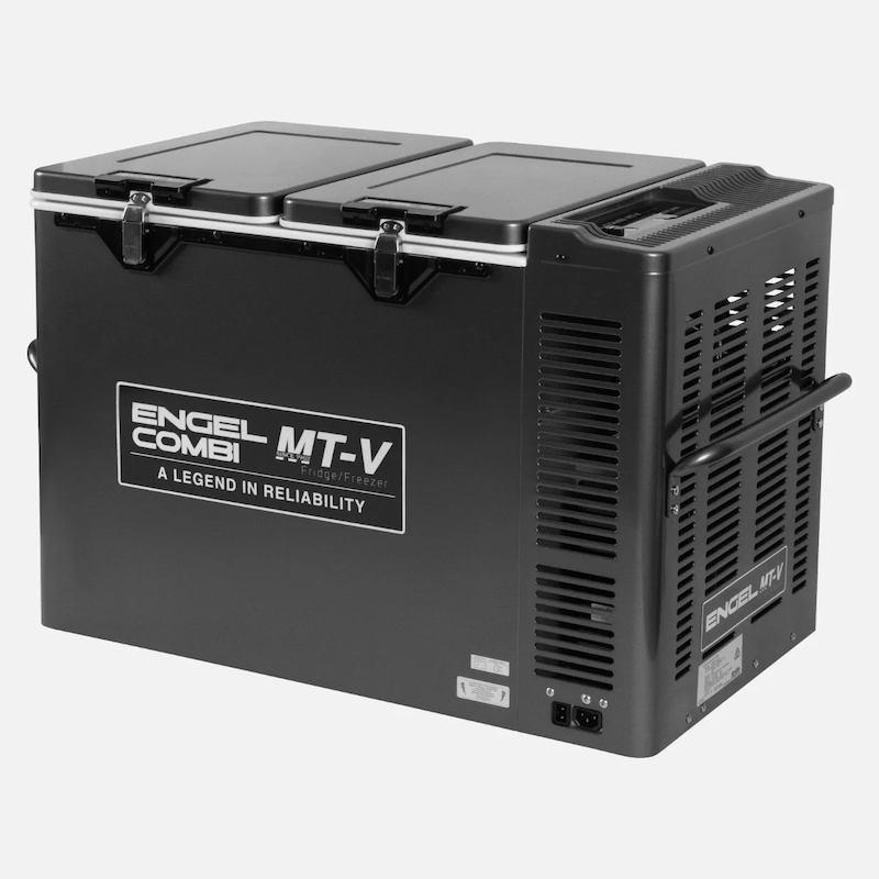 Engel COMBI-MT-V80C 75 Litre Twin Door Combi Portable Fridge and Freezer Front Right Top