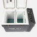 Engel COMBI-MT-V80C 75 Litre Twin Door Combi Portable Fridge and Freezer Top Front Both Doors Open