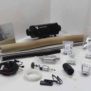 Heatport H2S diesel heater installation kit with ducting, controller, pump and accessories
