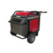 Honda EU70is inverter generator rear view showing exhaust system and durable housing design