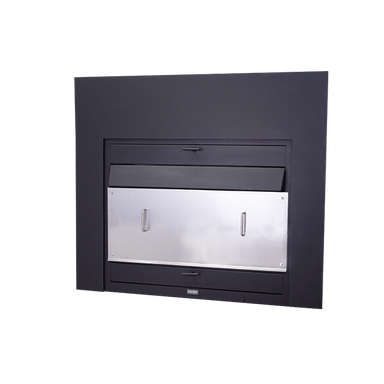 
Kent Tekapo In-built Outdoor Wood Fire Front Closed