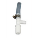 Separett ejector tank hose connection and discharge setup