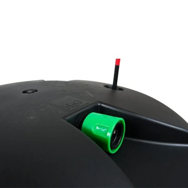 Separett ejector tank installed underground with lid access